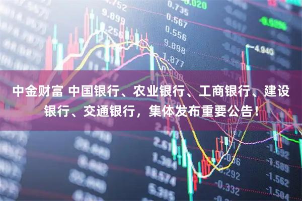 中金财富 中国银行、农业银行、工商银行、建设银行、交通银行，集体发布重要公告！